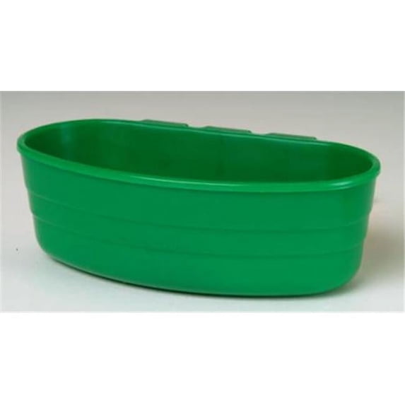 Pet Lodge® Plastic Cage Cup | Bunny Cage Cup for Small Animals | 1/2 Pint Green