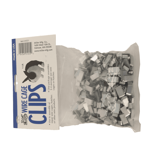 Pet Lodge Wire Cage Clips 1 Pound Bag - ACC1