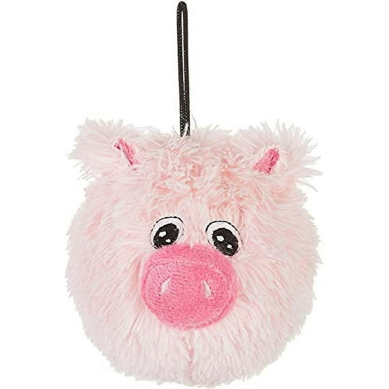 Pet Lou 4 Inch EZ Squeaky Pig Small Pink Walmart