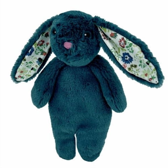 Pet Lou Floppy Rabbit, 13-inch Height, Navy Blue, Super Soft, Animal Plush Toys