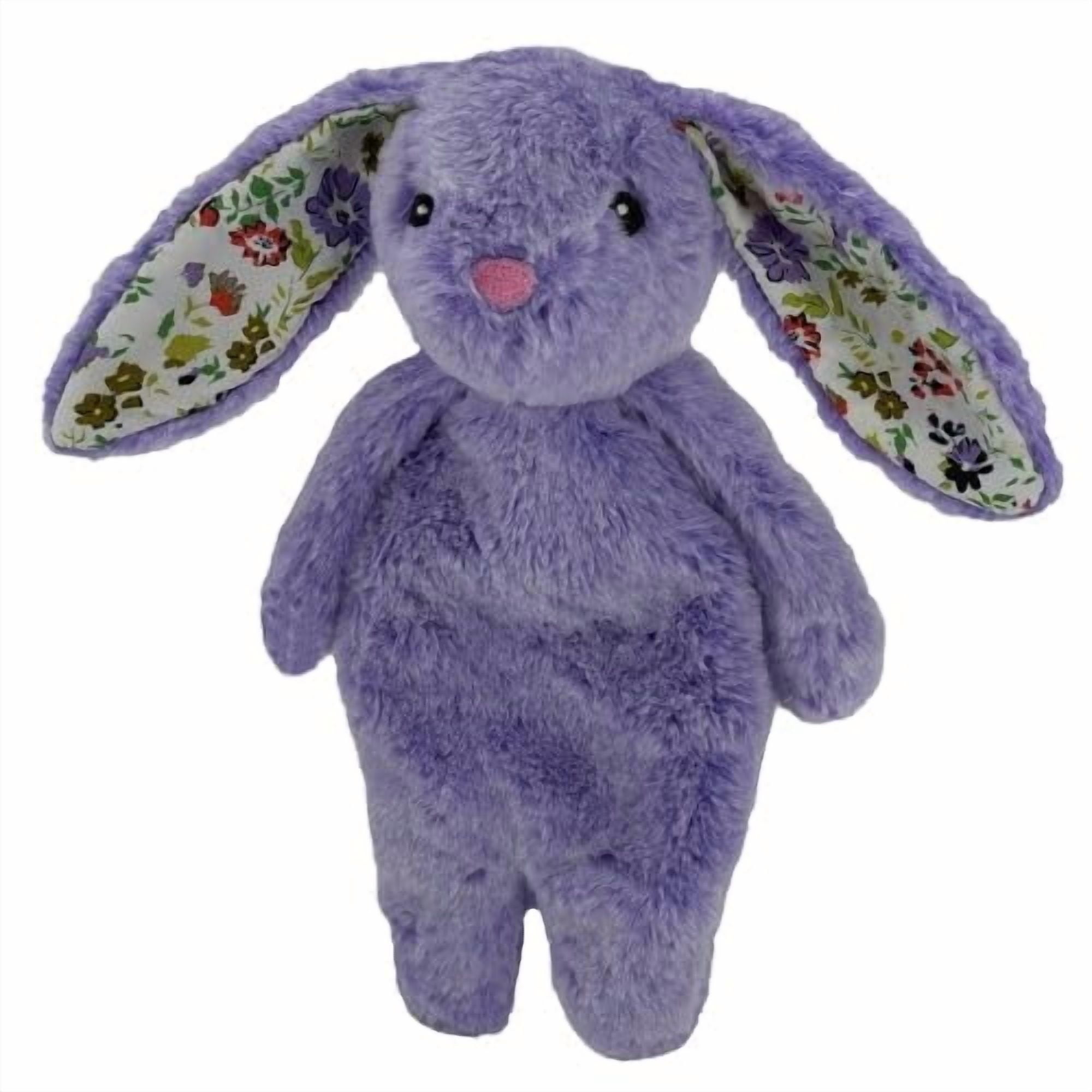 Pet Lou Floppy Rabbit, 13-inch Height, Violet, Super Soft, Animal Plush Toys