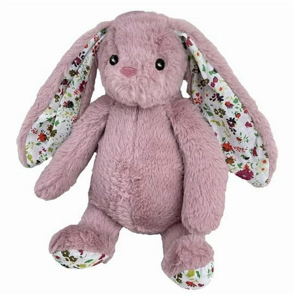 Pet Lou Promo Rabbit, 15-inch Height, Mauve Super Soft, Animal Plush Toys