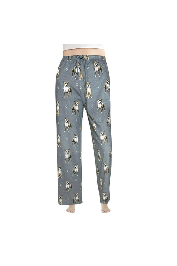 Pet Lover Pajama Pants New Cotton Blend - All Season - Comfort Fit Lounge Pants for Women and Men - 27 Breeds Available
