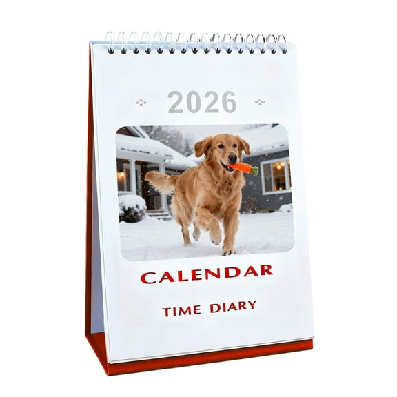 A Pet Lovers Calendar 2026 Wall Calendar 8.46X5.71In 12 Monthly Cute Dog Cat Puppy Kitten Pictures For Home Office Desk Planning Pet Owner Gift Style A