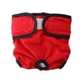 thumbnail image 1 of Pet Luxury Reusable Dog Diapers Durable & Washable Sanitary Wraps Panties for Female Pets with Strong & Flexible Velcro, 1 of 7