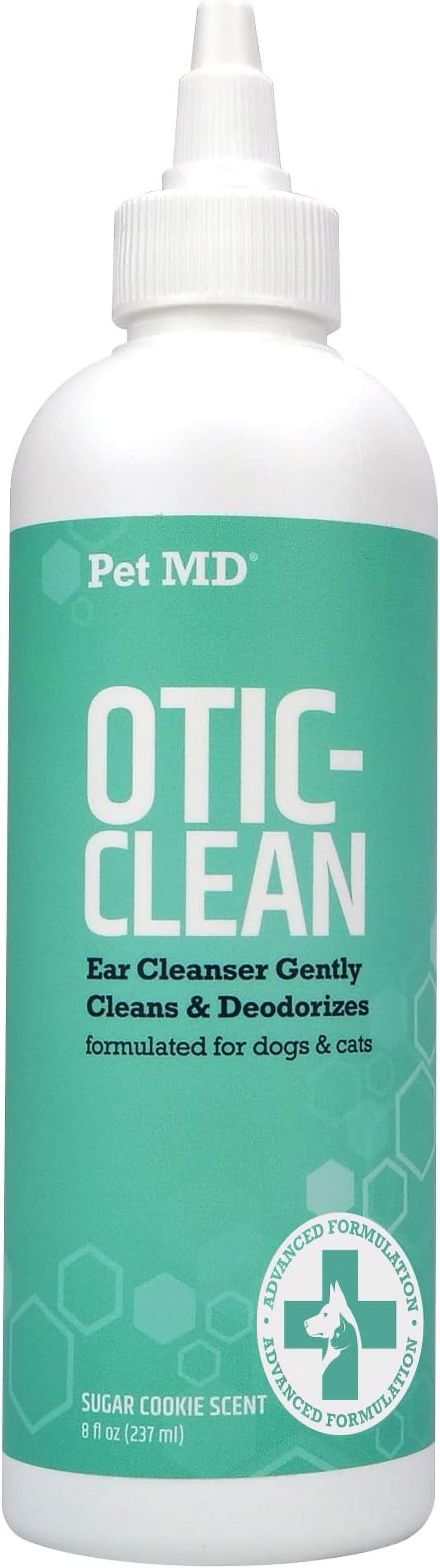 Pet MD Cat & Dog Ear Cleaner Otic Ear Solution for Dogs Pet Ear