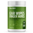 thumbnail image 1 of Pet MD Ear Finger Wipes for Dogs - Extra-Coverage and Large Design - with Eucalyptus and Aloe Vera for Dogs - Pet Ear Cleaning Finger Wipes & Puppy Ear Cleaner - 50ct, 1 of 10