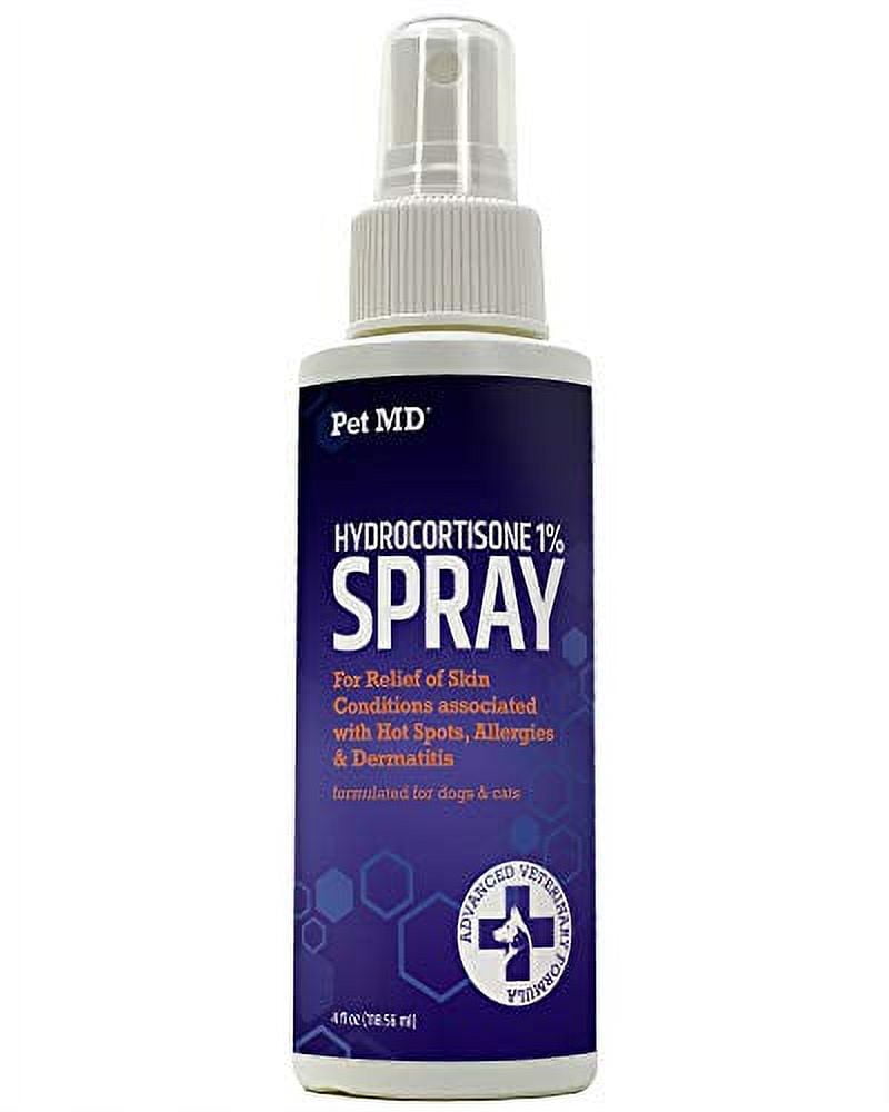 Pet MD Hydrocortisone Spray for Dogs, Cats, Horses Itch Relief Spray
