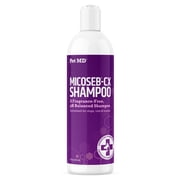 Pet MD Micoseb-CX Medicated Shampoo for Dogs, Cats, Horses with Miconazole & Chlorhexidine Skin Infection Treatment - 12 oz Bottle