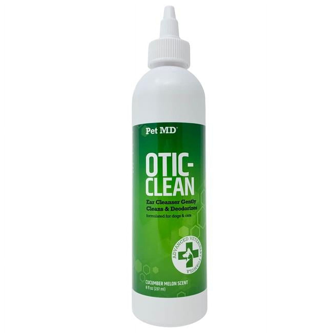 Pet MD Otic Clean Dog Ear Cleaner for Cats and Dogs Effective Against