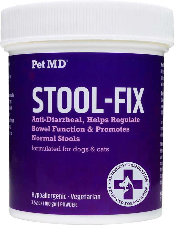 Pet MD StoolFix Powdered Clay Anti Diarrhea for Dogs & Cats Anti