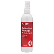 Pet MD Topical Spray for Dogs, Cats, and Horses with Essential Fatty Acids, Aloe and Vitamin E - 8 oz