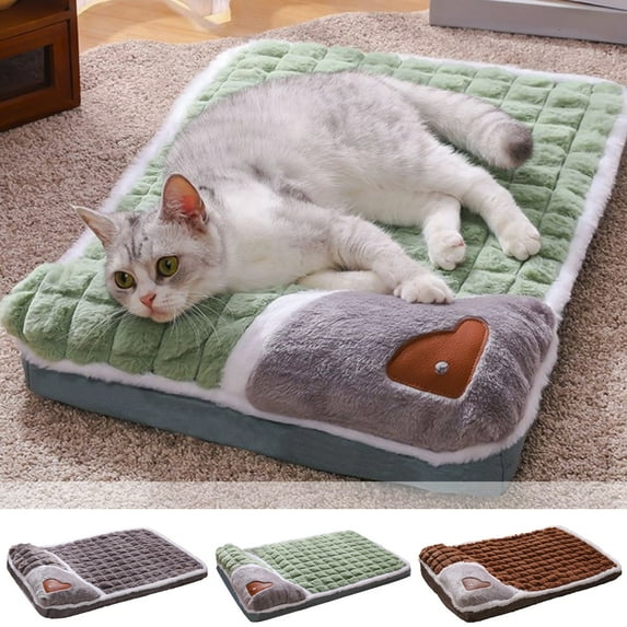 Pet Mat Dog Bed Cats Bed Fluffy Comfortable Pet Mat Pet Sofa for Cats Puppies Soft Warm Removable Washable Pet Beds