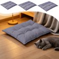 thumbnail image 1 of Pet Mat for Small Pets with Soft Linen-Like Fabric, Reinforced Stitching & Washable Anti-Flatten Padding, Suitable for Restful Sleep, 13.8x17.7in by MPOISVA, 1 of 10