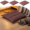 thumbnail image 1 of Pet Mat for Small Pets with Soft Linen-Like Fabric, Reinforced Stitching & Washable Anti-Flatten Padding, Suitable for Restful Sleep, 13.8x17.7in by MPOISVA, 1 of 10