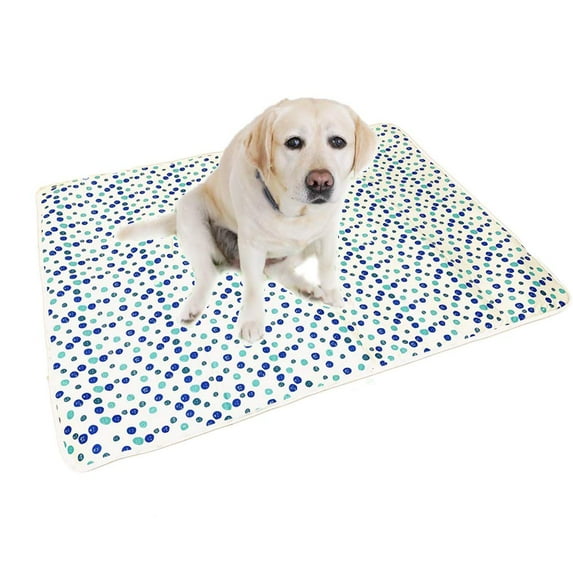 Pet Mat, Summer Dog Cooling Pad Cat Dog Cold Sense Cool Fruit Sleeping Mat Non-Slip for Puppy Small Meidum Dog Cat (XL, Blueberry)