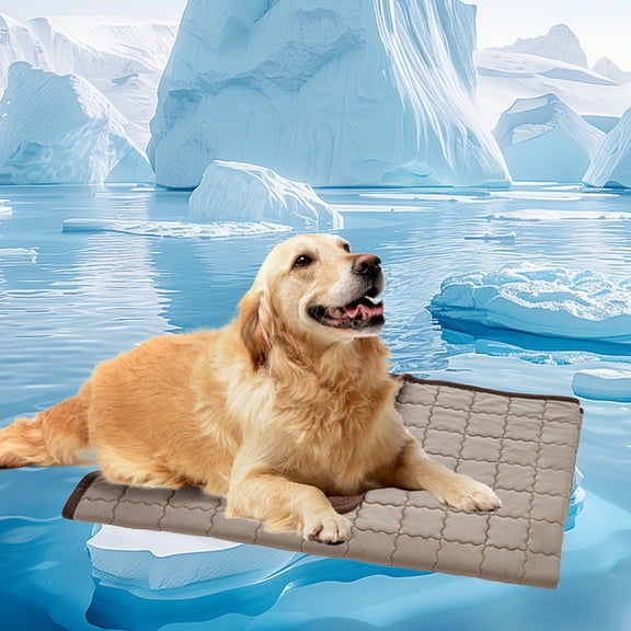 Pet Mat for Cats and Dogs Breathable Washable Summer Ice Pad Indoor Comfort Crate Bed Sofa Floor Mat