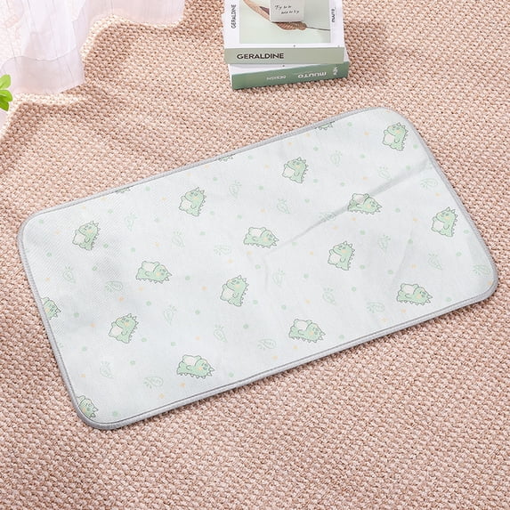 Pet Mat for Small Dogs & Cats, 8 x 12 in, Breathable Ice Silk Summer Sleeping Pad, Washable & Portable Crate Liner for Kennels, Hot Weather Relief b
