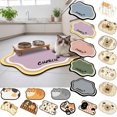 thumbnail image 1 of Pet Mats for Food and Water Pet Feeding Mat Fast-Drying Absorbent Non-Slip Cats Dog Bowl Mat Pet Food Water Absorbent Pet Mat, 1 of 7
