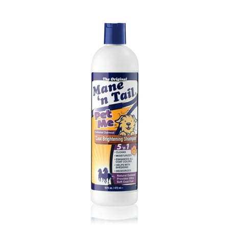 Pet Me Coat Brightening Shampoo with Shea Butter, Argan Oil and Omega 6 & 9 for Dogs
