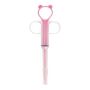 Pet Medication Dispenser, 6 in, Pink/Green, Precise Dosing with Measurement Scale, Easy-Grip Design for Accurate Pet Medicine Administration, Ideal for Cats and Dogs of All Sizes