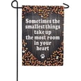 thumbnail image 1 of Pet Memorial Garden Flag - Pets Make Our Hearts Big, Lost Pet Cat Dog Bereavement Remembrance - Double Sided Seasonal Yard Outdoor Decorative Flag, 1 of 5