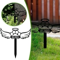 Pet Memorial Garden Stake Metal Marker Custom Dog Cat Plaque Outdoor Cemetery Sympathy Remembrance for Pet Loss