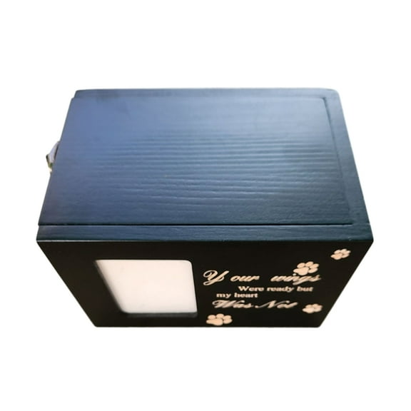 Pet Memorial Gifts Dog Urns with Photo Frame for Deceased Dog Remembrance