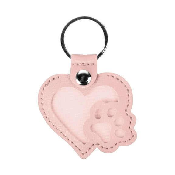 Pet Memorial Keychain for Hair Keepsake Print Shape Lover Cat Dog Remembrance Jewelry