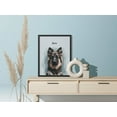 thumbnail image 1 of Pet Memorial Large Black Framed Portrait Custom Artwork Wall Decor 16x20, 1 of 8