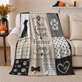 thumbnail image 1 of Pet Memorial No Longer Near Forever Dear Paw, Peaceful Pet Memorial Scene, Warm Flannel Blanket for Living Room and Reading Nook, Animal Lovers Sympathy Gift, Artistic Home Decor, 1 of 9