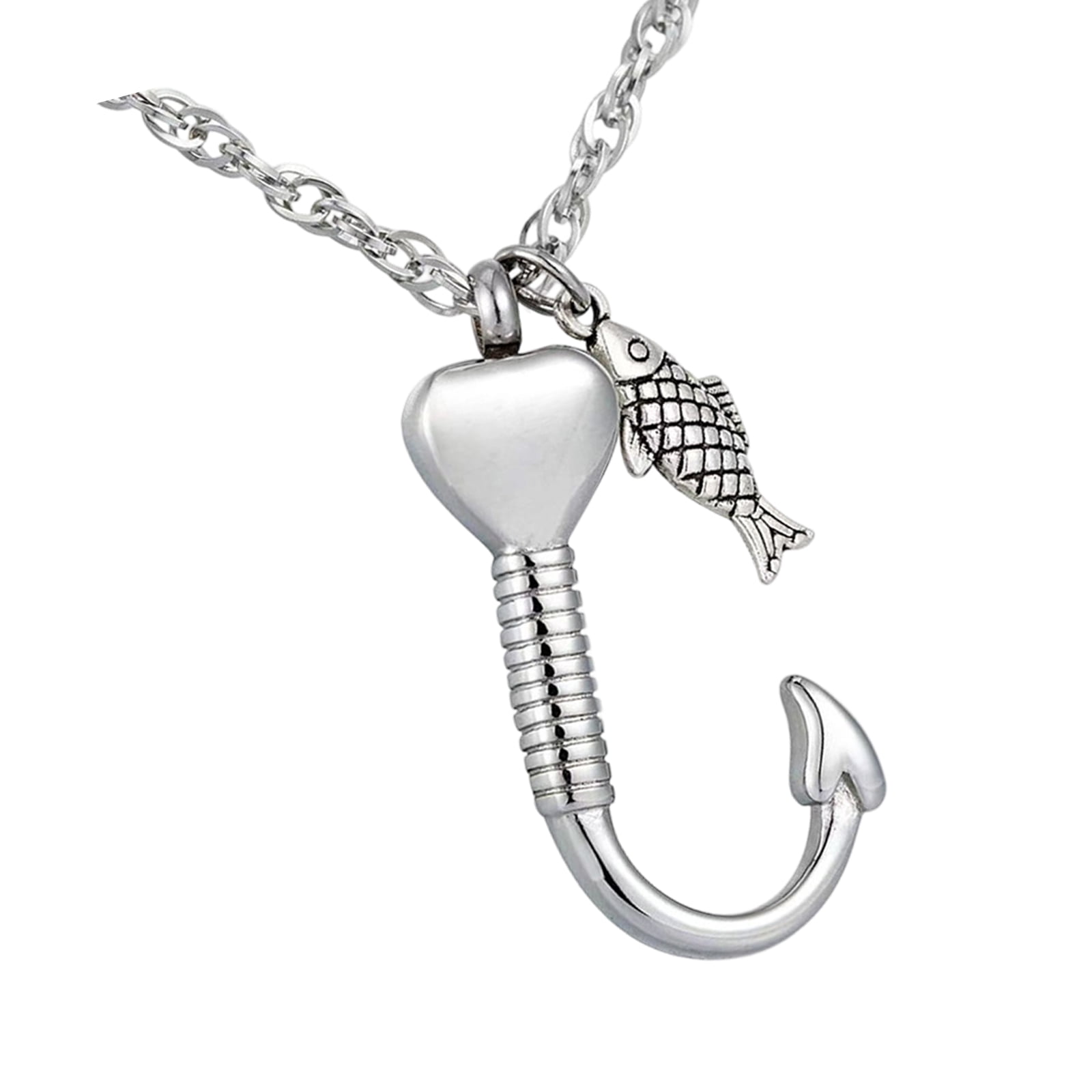 Pet Memorial Necklace With Lovely Heart Shape Openable Ashes Holder Urn ...