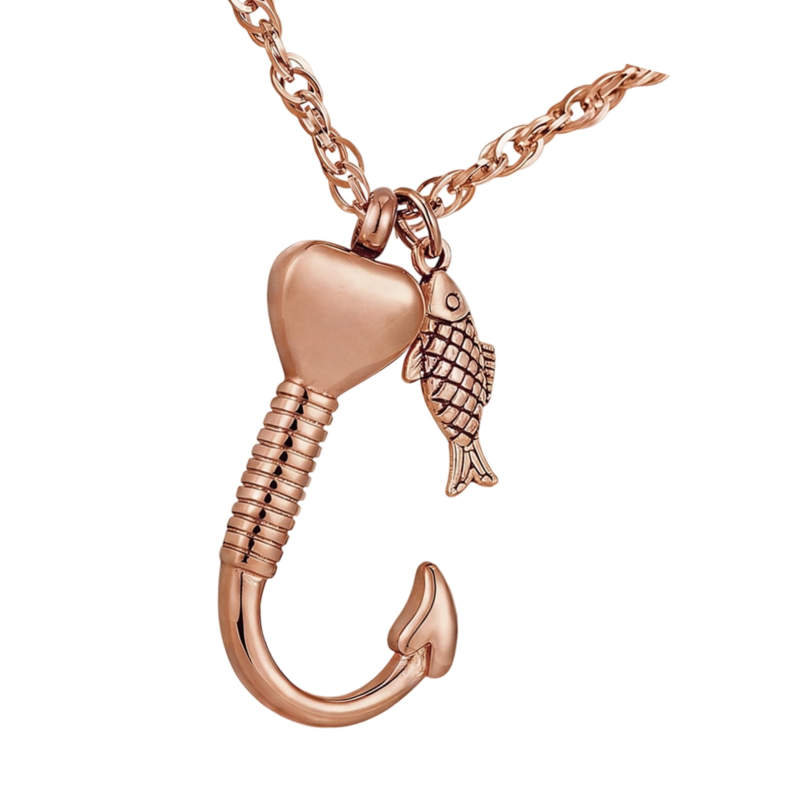 Pet Memorial Necklace With Lovely Heart Shape Openable Ashes Holder Urn ...