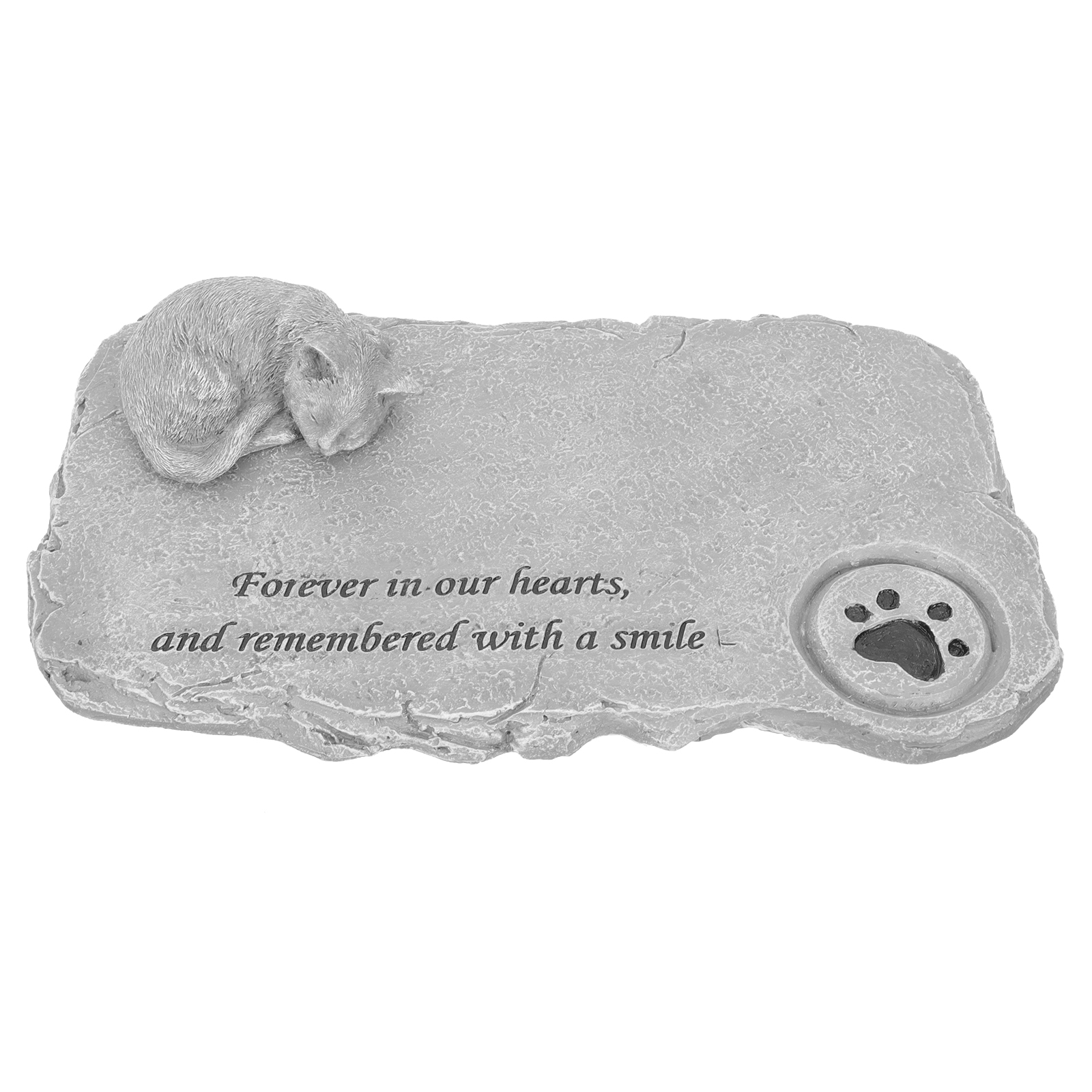 Pet Memorial Plaque Outdoor Cat Memorial Stone Lovely Kitten Design Pet Memorial Stone Decor