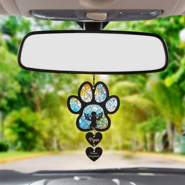 Pet Memorial Suncatcher Pet Memorial Suncatcher With Custom Dog Breed