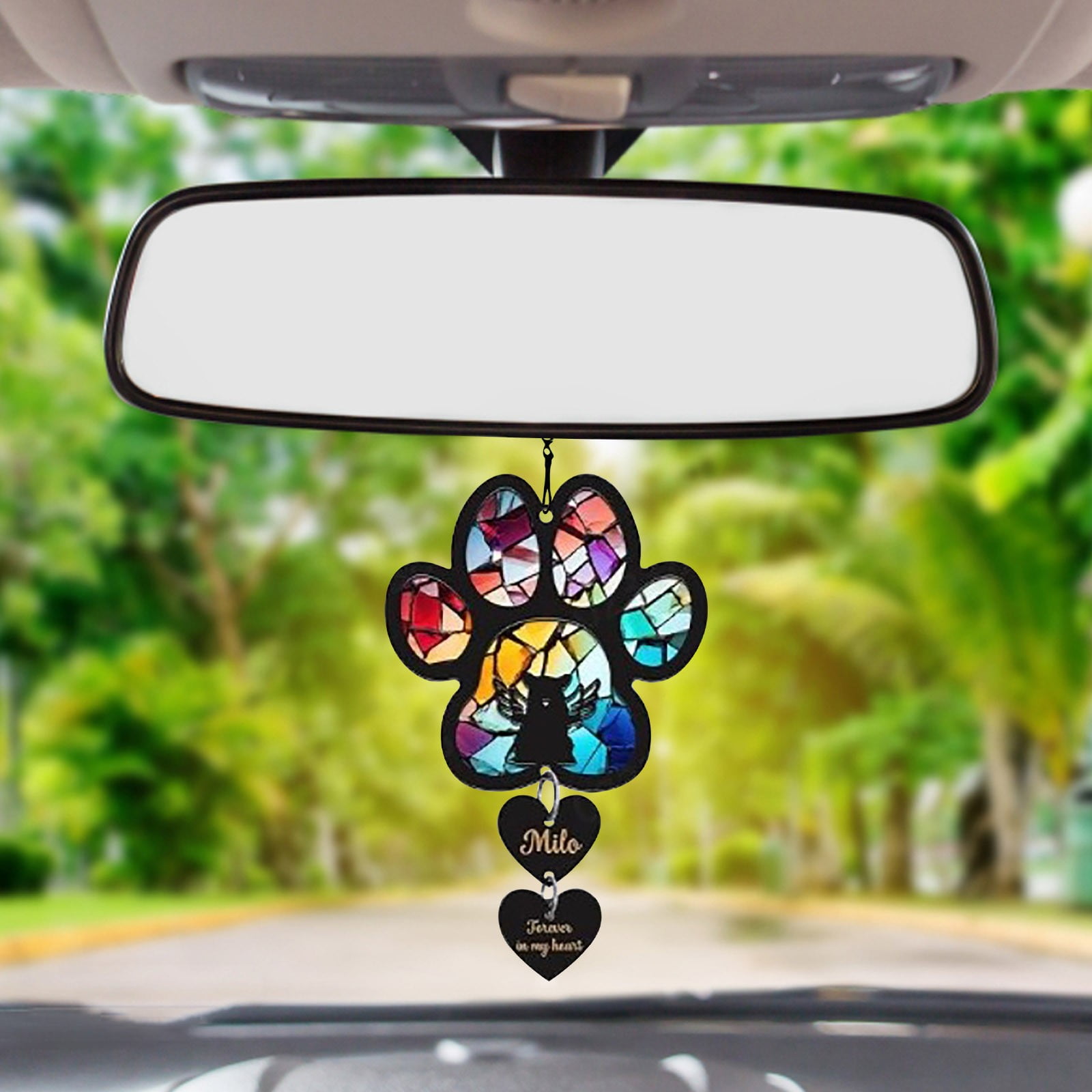 Pet Memorial Suncatcher Pet Memorial Suncatcher With Custom Dog Breed