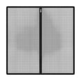 thumbnail image 1 of Pet Mesh Gate No Drill Zippered, Tool Free Install Anti-Escape Dog Cat Barrier, Breathable Visible Foldable Indoor Doorway Separation Fence for Bedroom Kitchen Stairways, Black,33.5X33.5In, 1 of 7