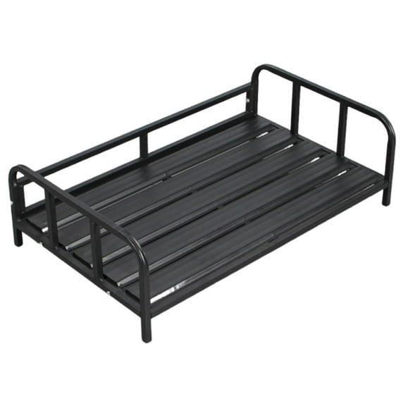 Pet Metal Bed Frame Puppy Sleeping Bed Elevated Dog Cot Portable Versatile Design for Indoor Cats and Small Dogs