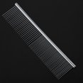 thumbnail image 1 of Pet Metal Double Row Teeth Brush, Dog Cat Grooming Hair Comb Rake Tool - M, 1 of 1