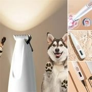 Pet Micro Precision Trimmer 18mm Widen Pet For Grooming With LED Light LED Display Low Noise Full Body Rechargeable Clipper 5ml