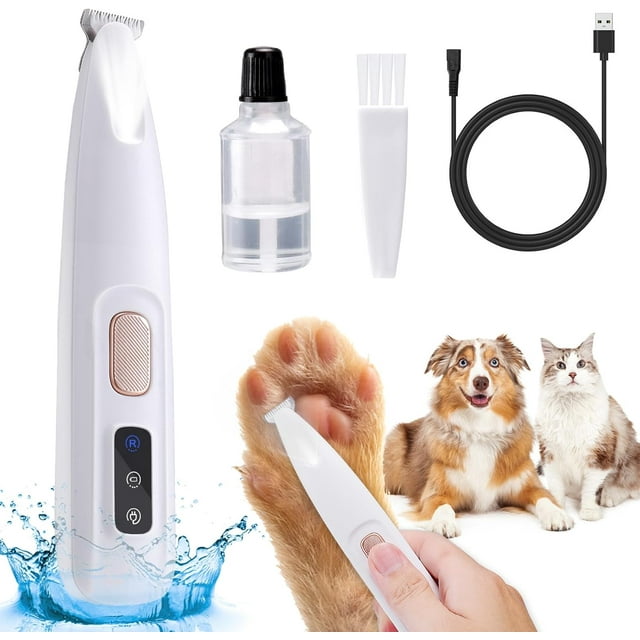 Pet Micro Precision Trimmer,2024 New Upgrade Dog Paw Trimmer with LED