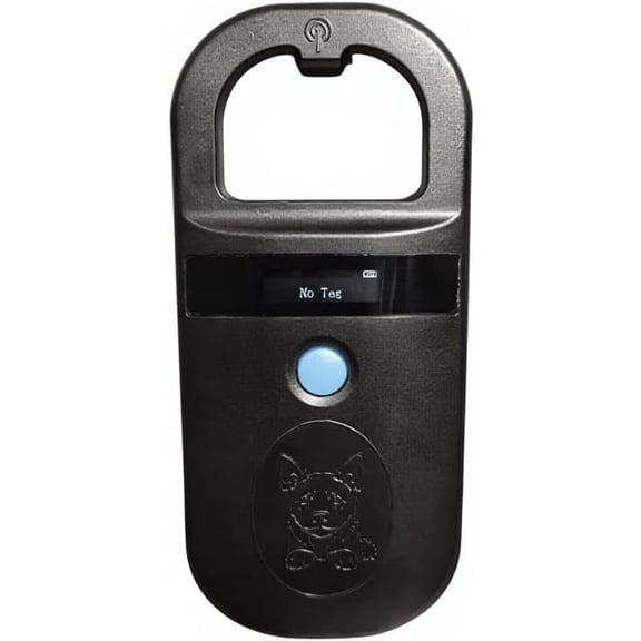 Pet Microchip Scanner ISO11784/85/FDX-B/EMID Animal Handheld Reader,134.2kHz ID Rechargeable Chip Registration, for Dog/Cat/Pig/Animal (190A )