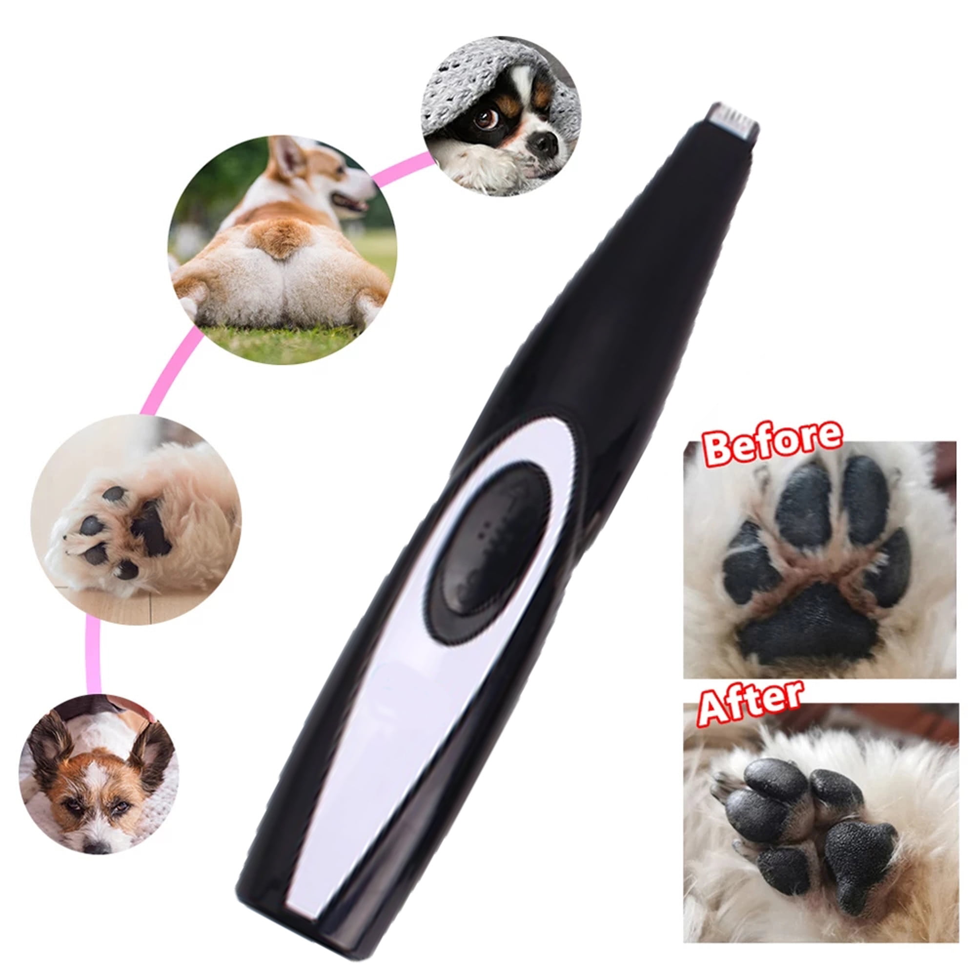 Pet Mini Foot Clipper USB Rechargeable Hair Trimmer Clipper