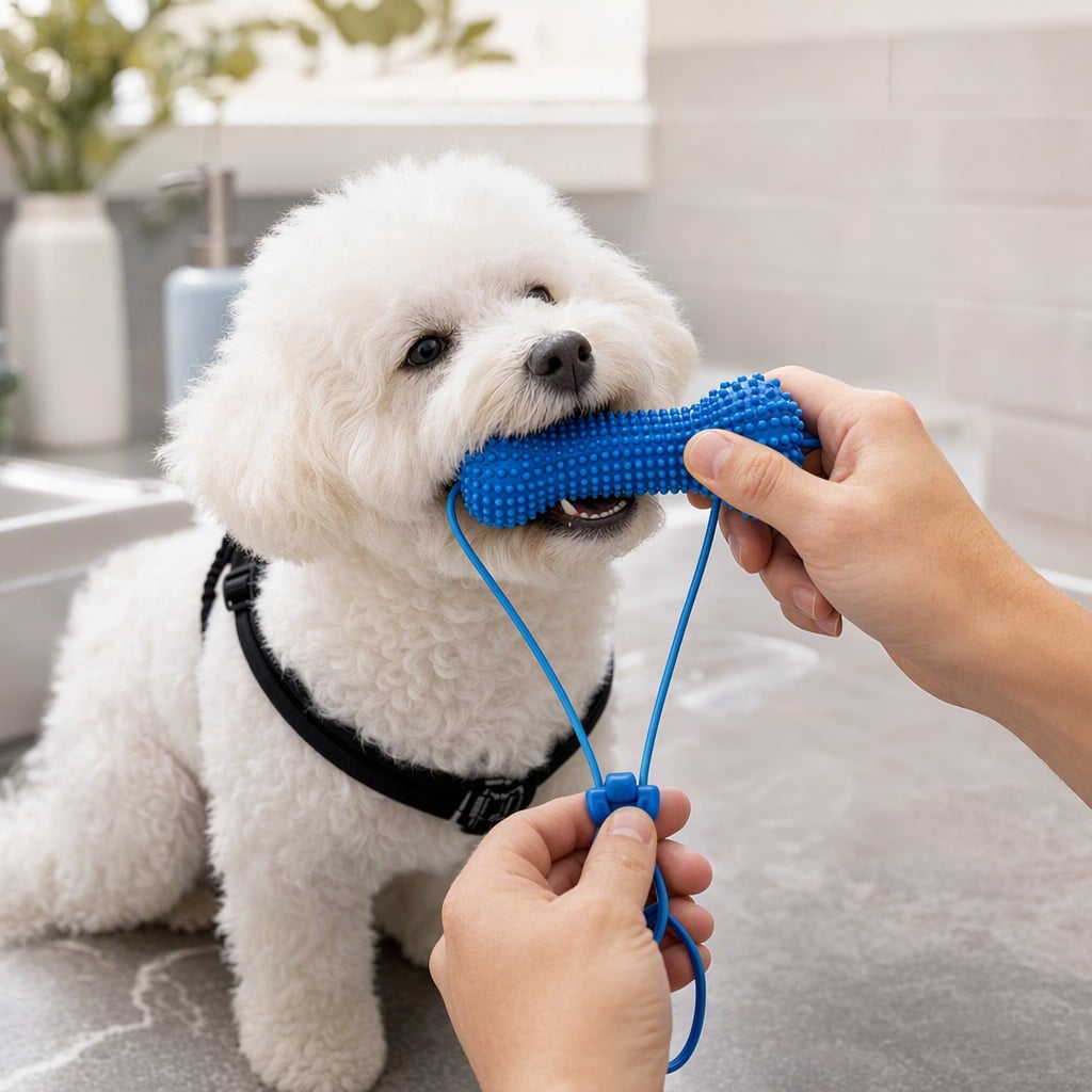 Pet Molar and Teeth Cleaning Toy with Pull Rope, Durable Rubber Dog ...