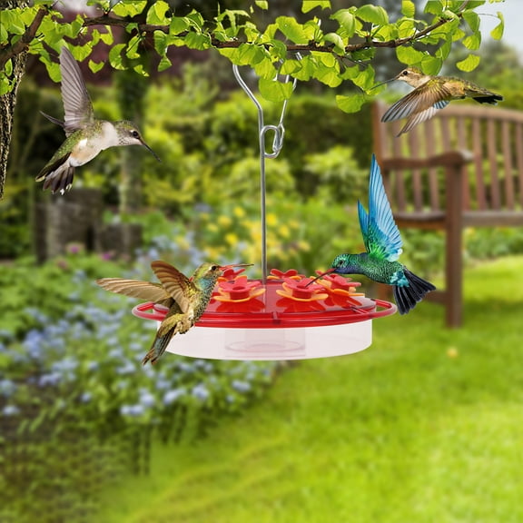 YANHAIGONG Summer Hummingbird Feeder Hanging Hooked Hummingbird Feeder Garden Bird Feeder Feeding Bird Feeder