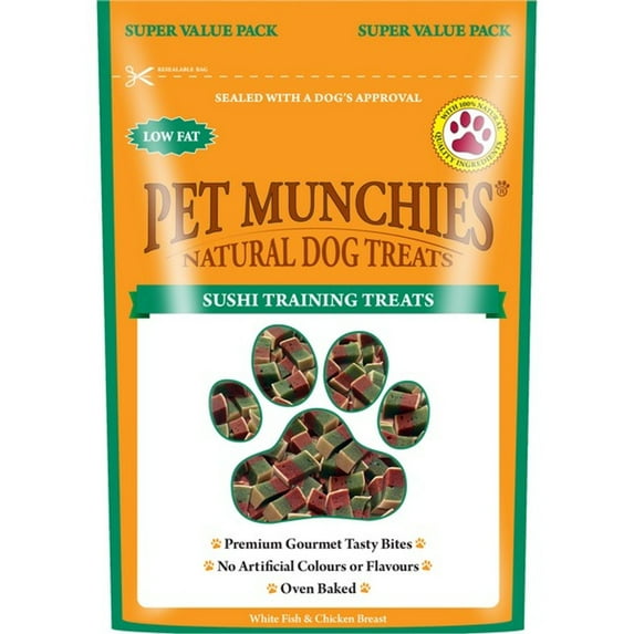 Pet Munchies Dog Training Treats Sushi 150g Case of 8