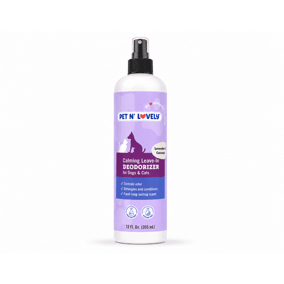 Pet N' Lovely Calming Leave-In Deodorizer for Dogs & Cats, 12 oz