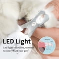 thumbnail image 1 of Pet Nail Clipper with LED &  Light, Cat Claw Trimmer for Bloodline Detection,  Angled Blade Grooming Tool for Dog Cat Rabbit Small Animals, 1 of 8