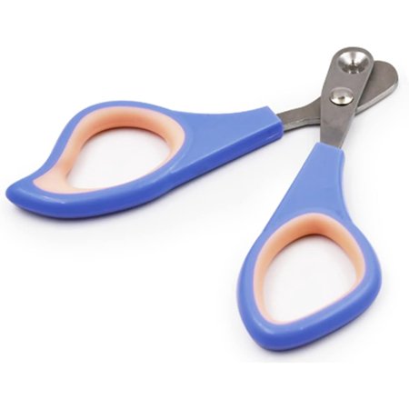 Pet Nail Clippers with 2mm Round Cutout for Cats, Birds, Reptiles and Small Animals.The Worry-Free Grooming Nail Clippers, Avoid Painful Overcutting, Injury-Free Nail Cutting (2mm-Purple)