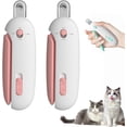 thumbnail image 1 of Pet Nail Clippers, Adjustable Claw Clippers for Cats, Round-Hole Trimmer with Dust Storage, Safe Pet Claw Clipper Grooming Tool (Pink*2), 1 of 8